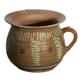 Old glazed ceramic pot – Central Europe, around 1930