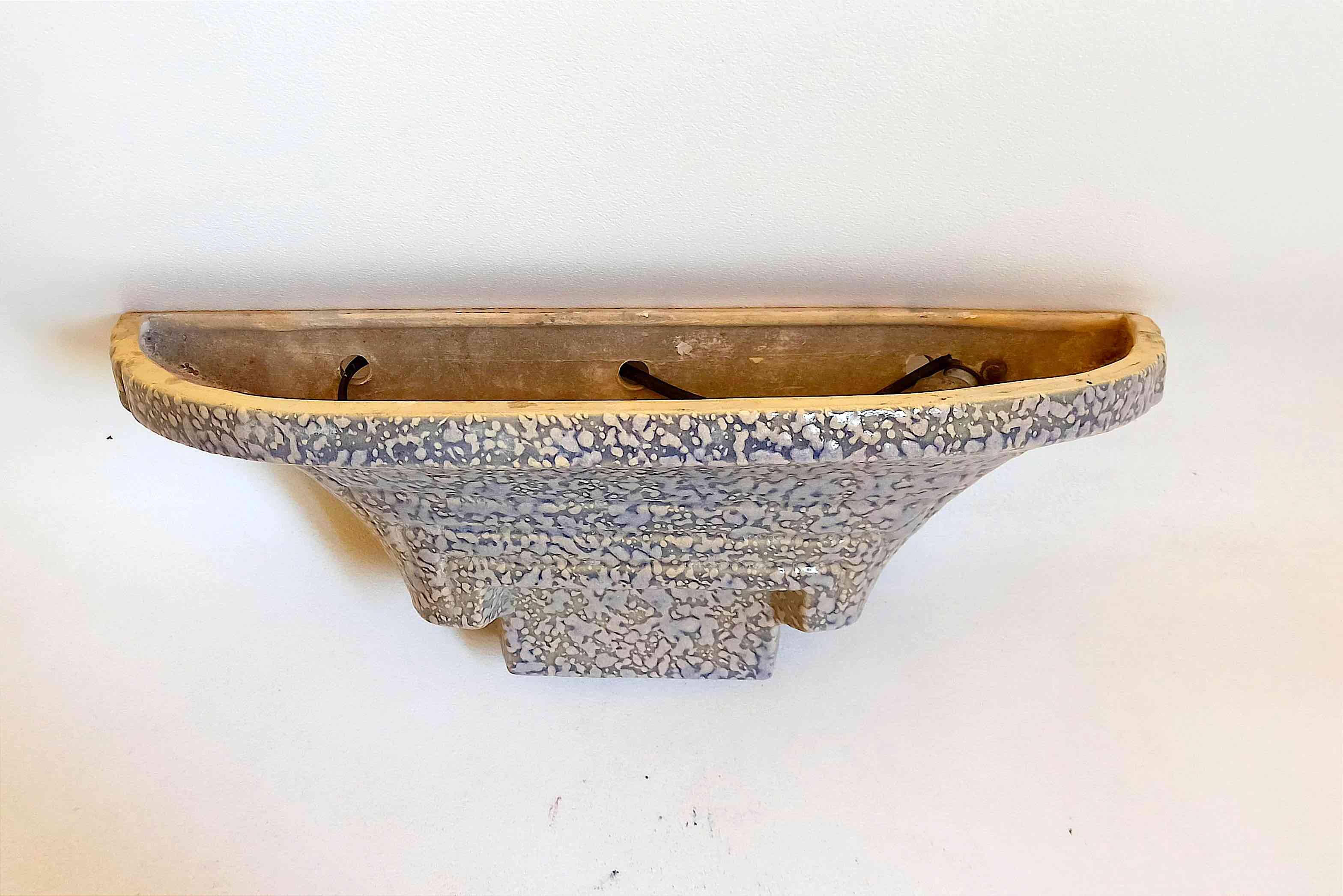 Art Deco ceramic wall light