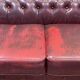1980s Red 2-Seater Chesterfield Sofa