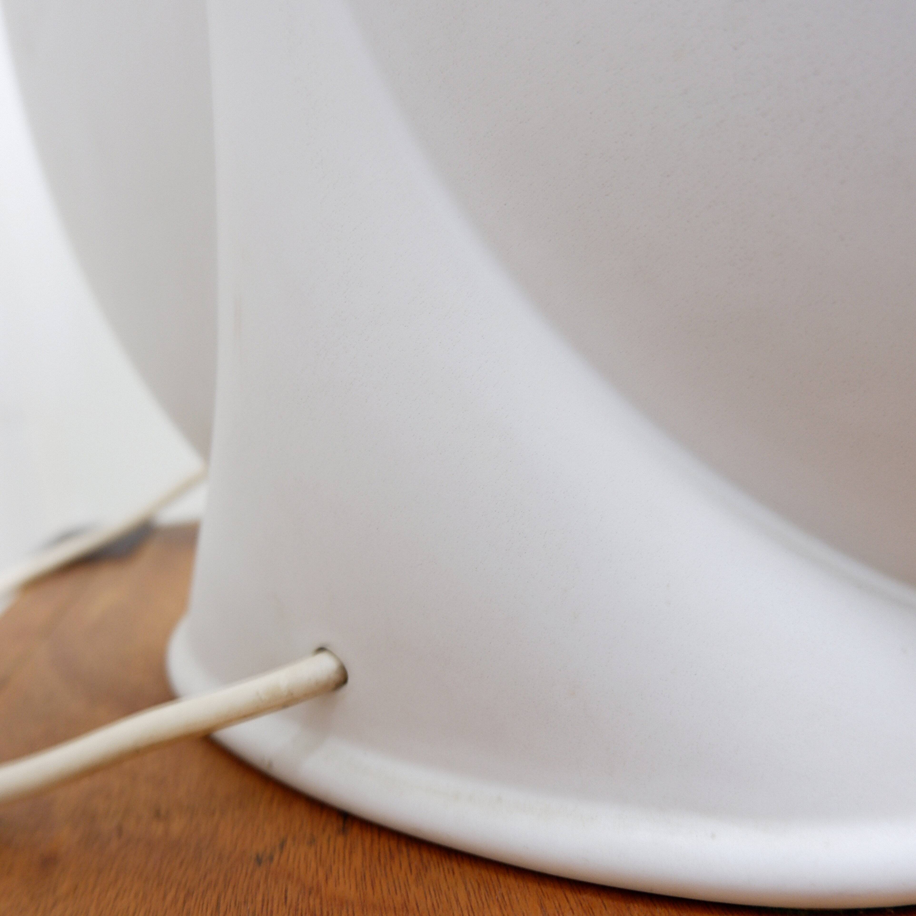 Large porcelain table lamp - 1980s