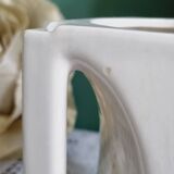 White cubic Digoin carafe