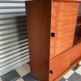 Scandinavian design teak showcase buffet