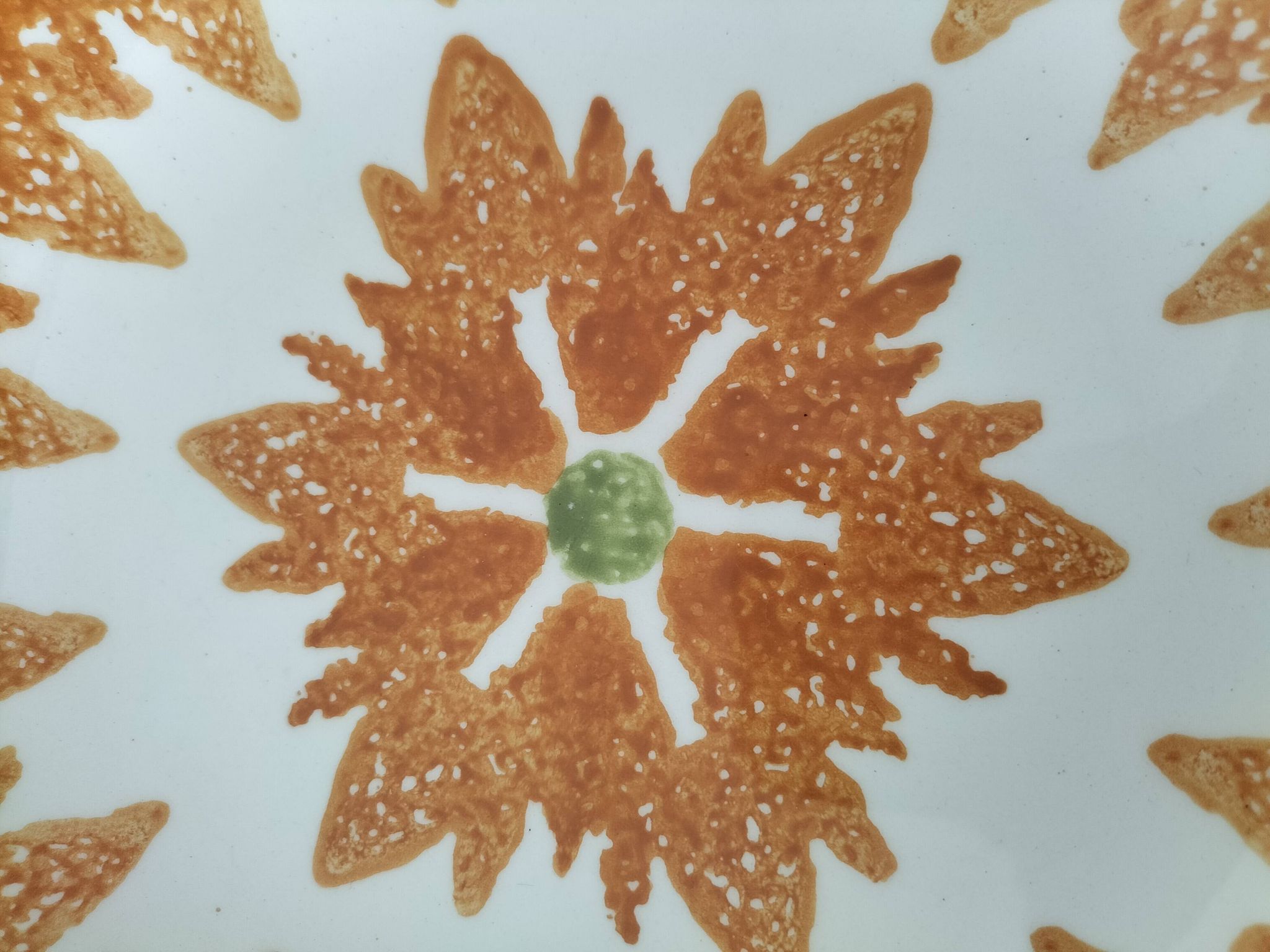 Set of 6 Vintage Italian Ironstone Plates S. Giovanni Valdarno