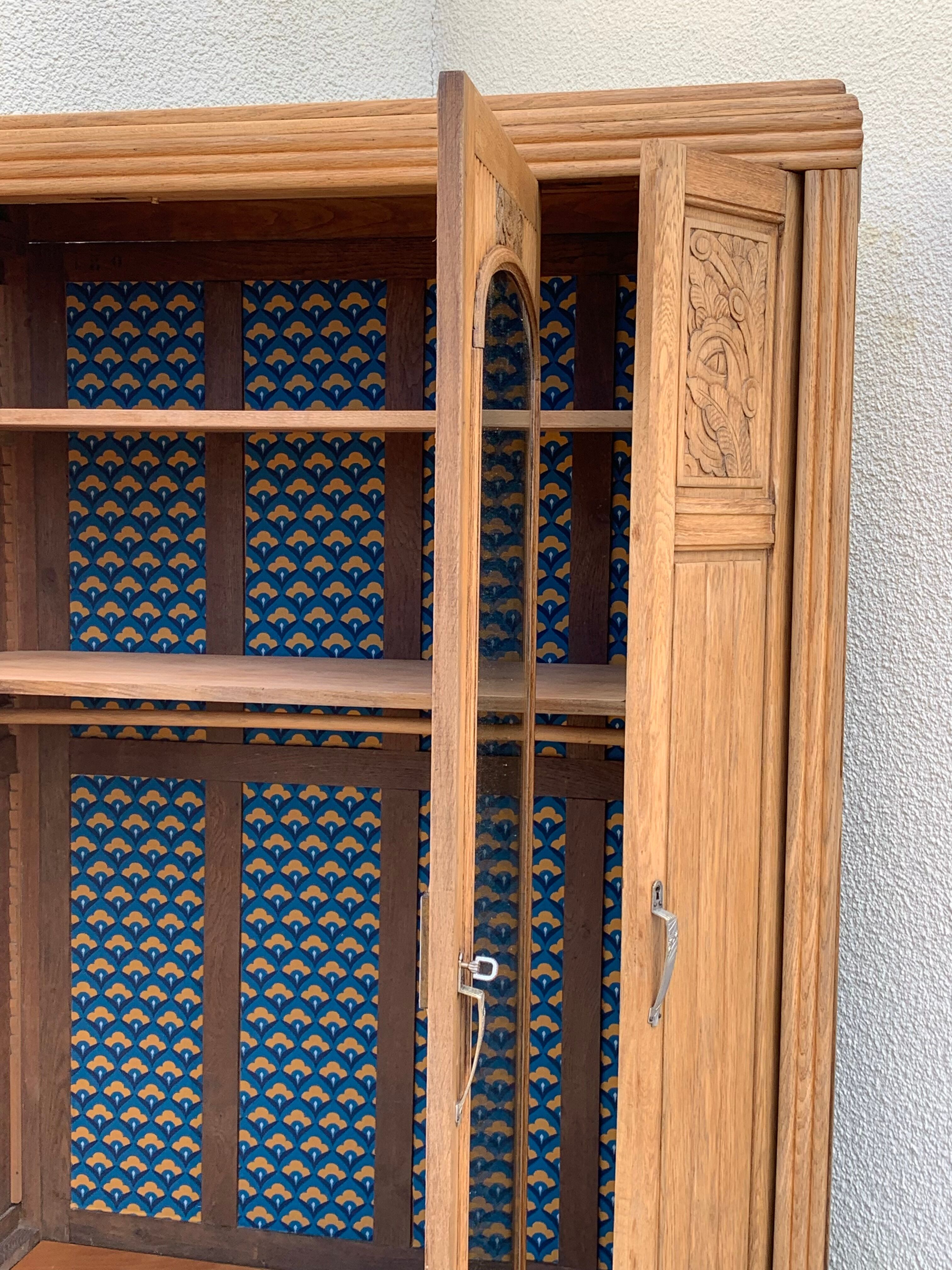 Parisian wardrobe raw wood 1920