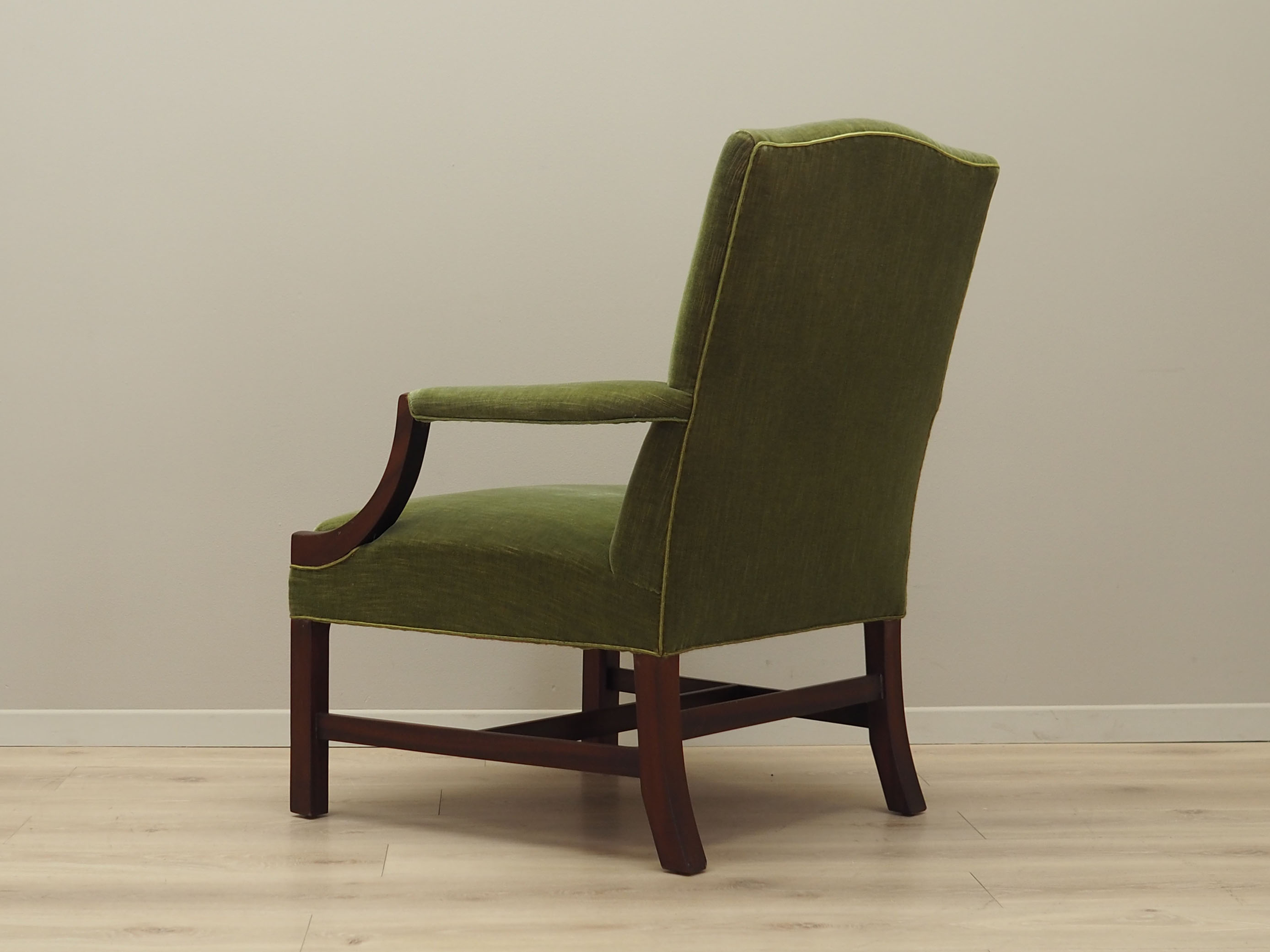 Fauteuil en acajou, design danois, années 1970, production: Danemark