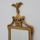 Miroir de style Empire en bois doré du XXe siècle