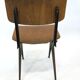 Ensemble de quatre chaises d'école vintage Marko Holland du style Friso Kramer des années 60