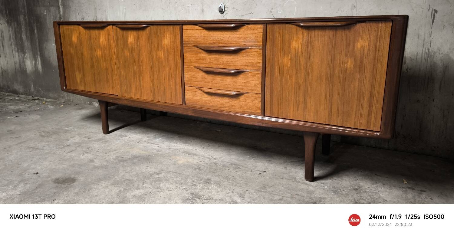 Vintage Scandinavian teak sideboard 1960