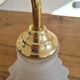 Vintage glass globe wall lamp