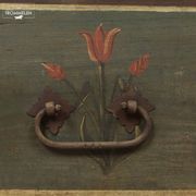 Antique Painted Folk art bridal chest