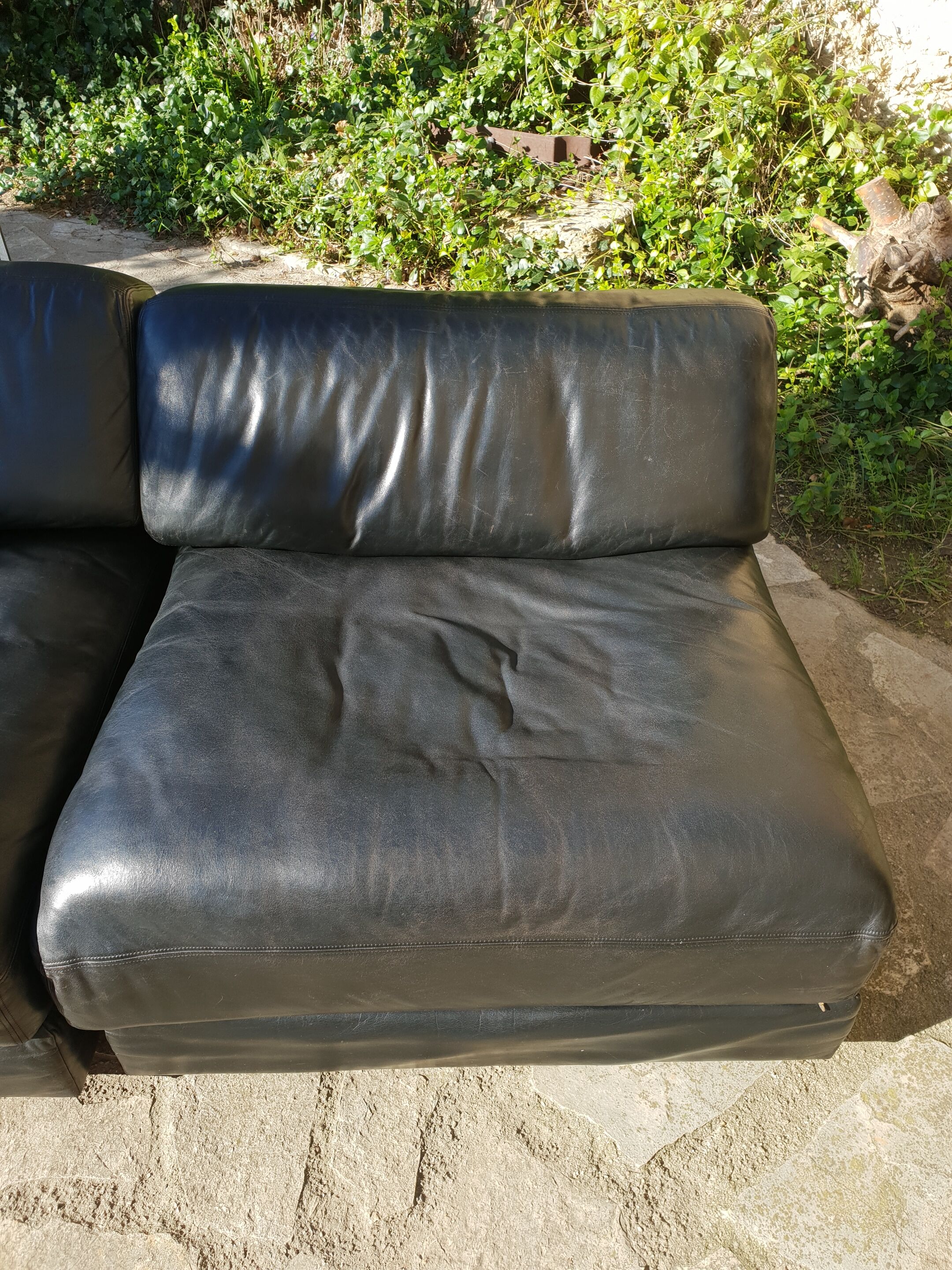 Pair of drivers in black leather