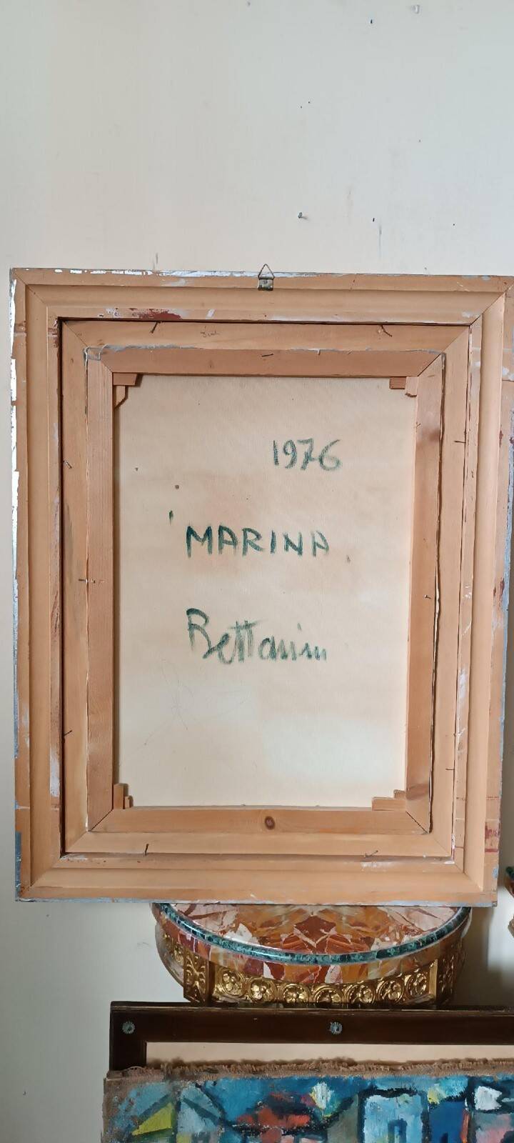 Oil painting on canvas - Marine - 1976 Lido Bettarini canvas 70x50 cm