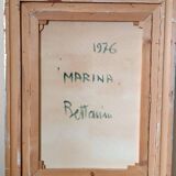 Oil painting on canvas - Marine - 1976 Lido Bettarini canvas 70x50 cm