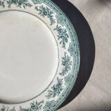 6 flat plates from the Onnaing Faïencerie