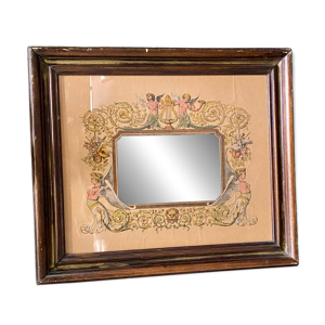 Miroir ancien en bois
