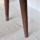 Vintage wooden tripod stool