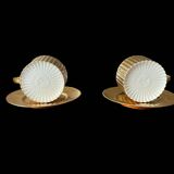 Pair of Limoges porcelain lunches