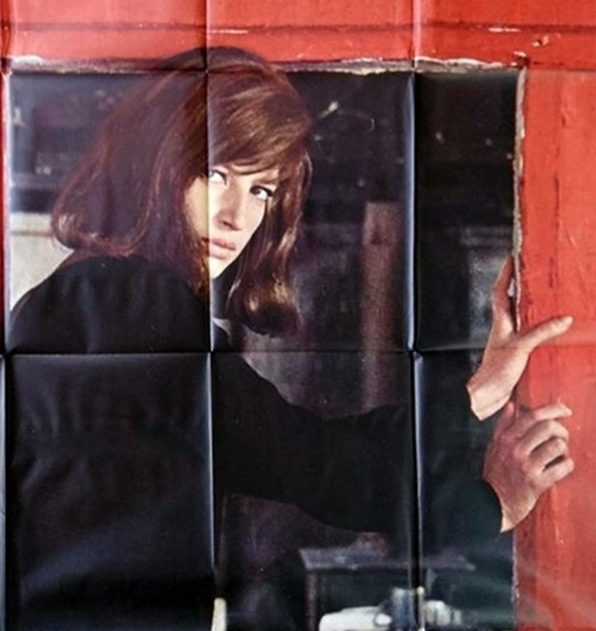 Original poster 120x160 cm red desert 1964 Michelangelo Antonioni Monica Vitti