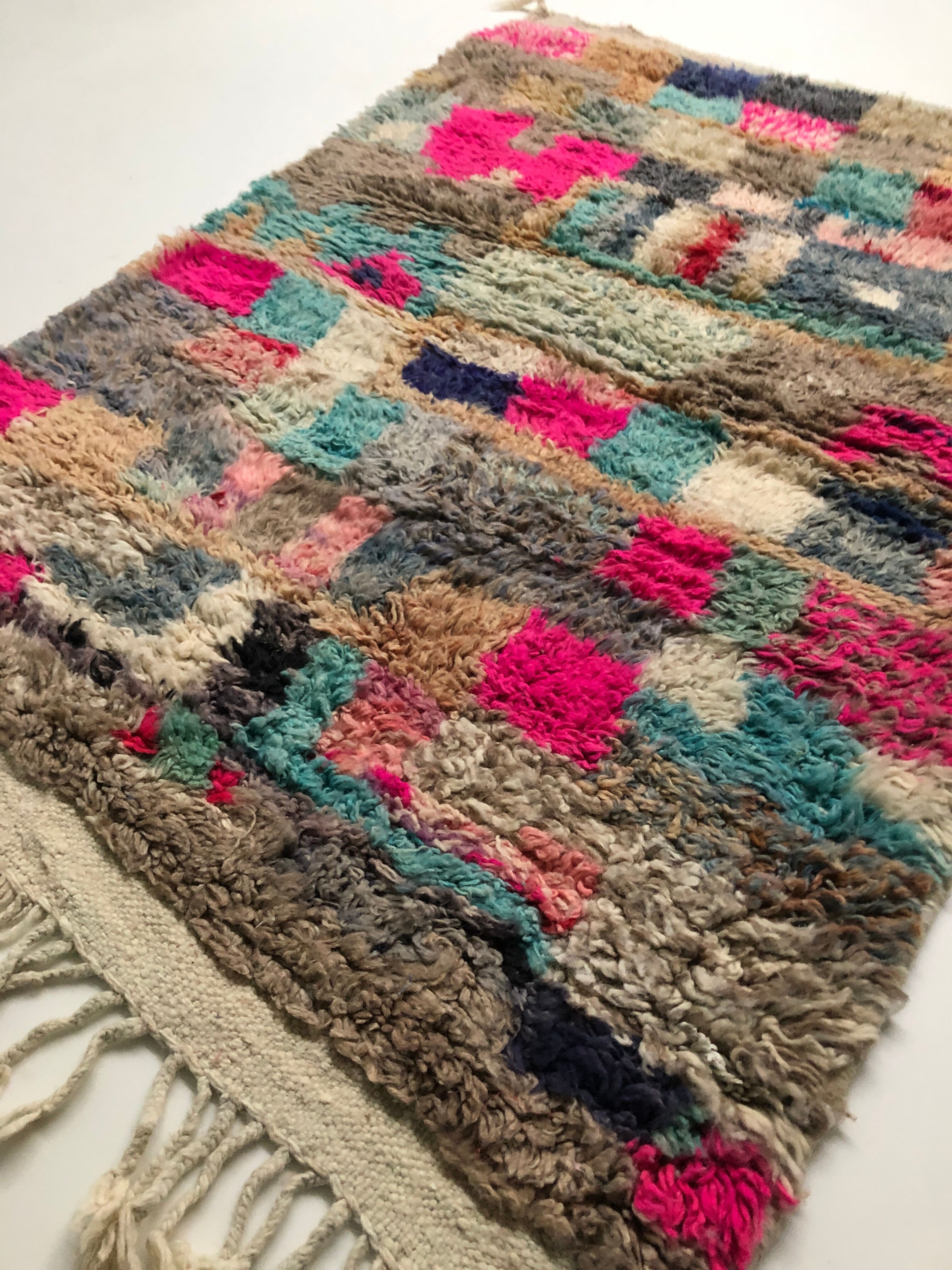 Tapis berbère marocain Boujaad 1,56 x 1,05 m