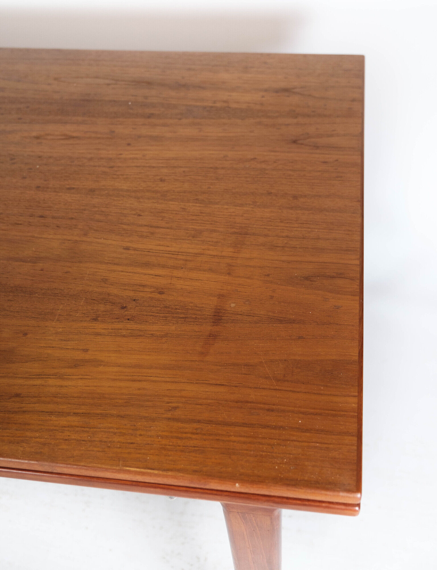 Table à manger en teck avec rallonges de design danois, années 1960