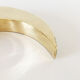 Moon or letter of sign "C" in vintage brass