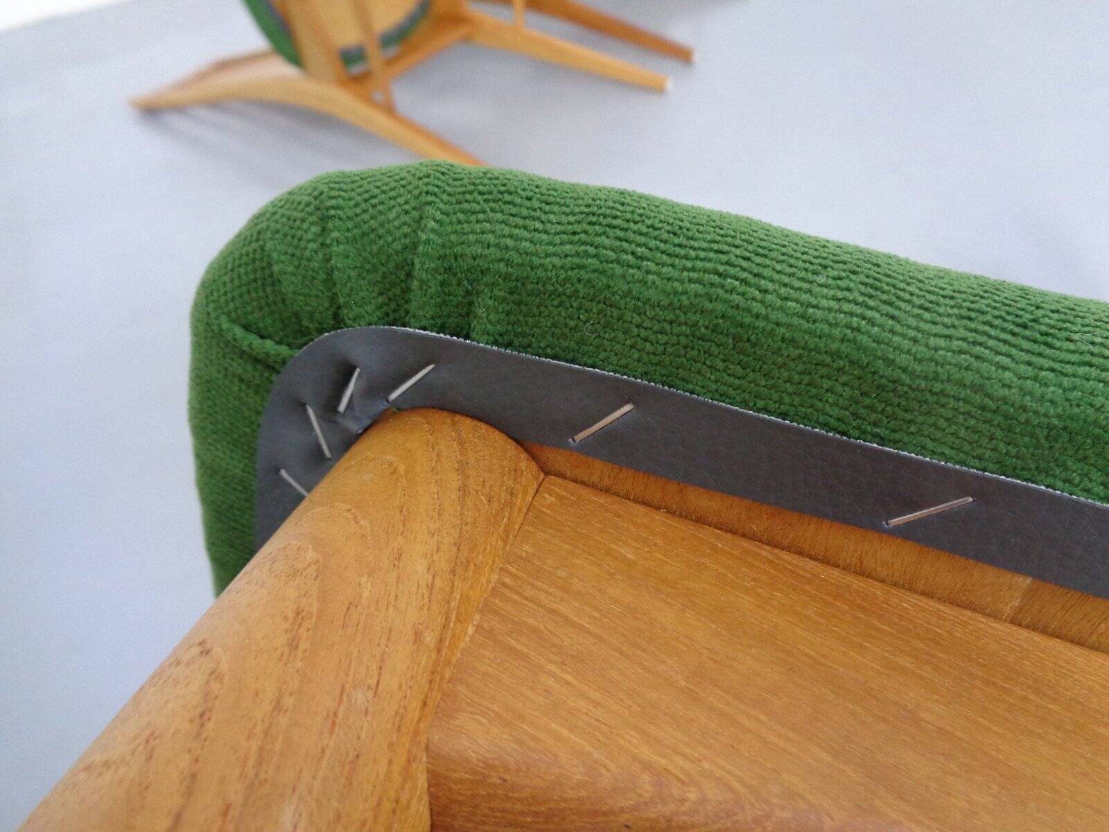 Eva dining chairs in teak by Niels Koeefoed for Hornslet Møbelfabrik, Denmark, 1960s, set of 6.