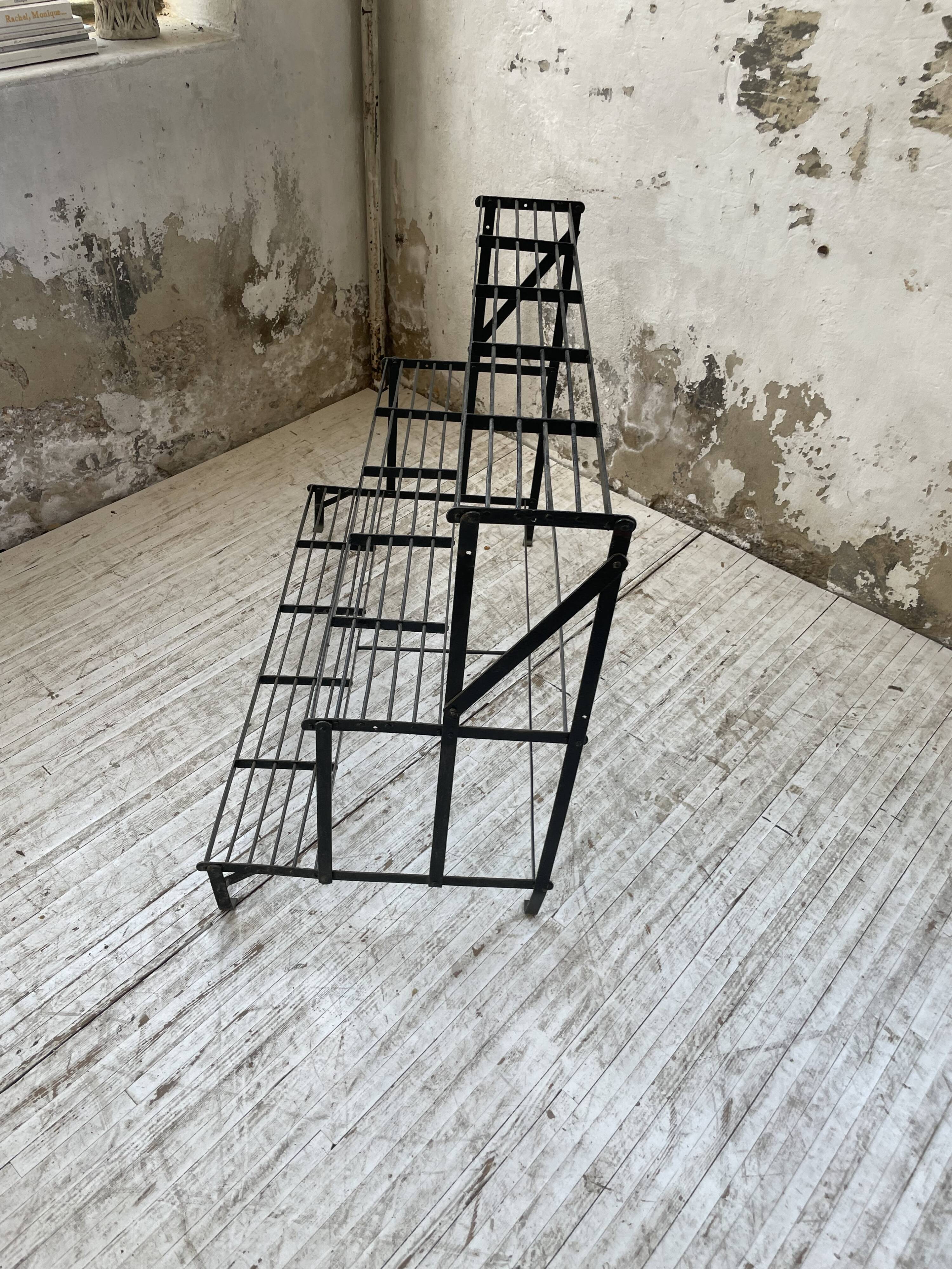 Plant holder florist metal staircase