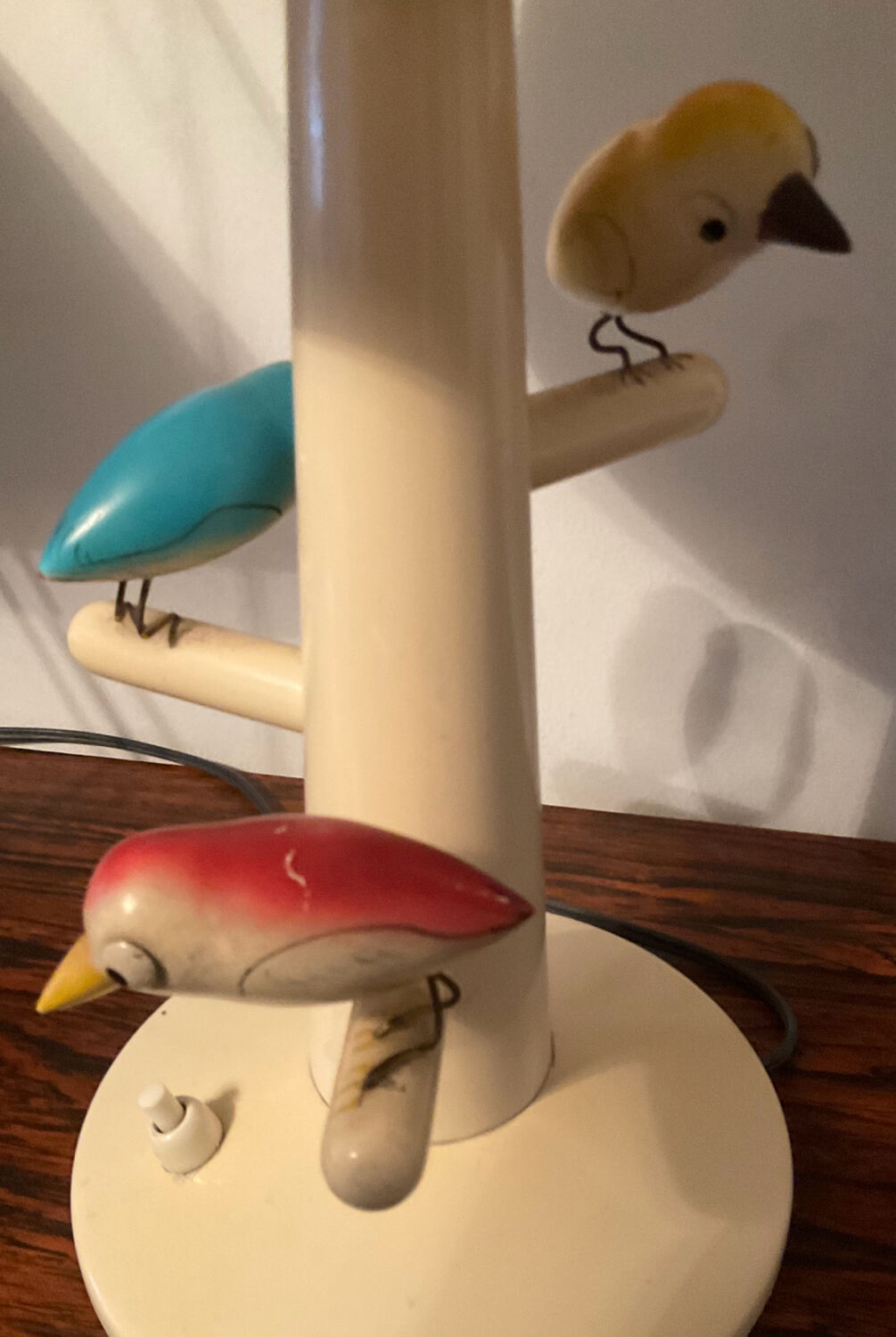 Suzanne Bonnichon lamp made of wood from the 1960s.