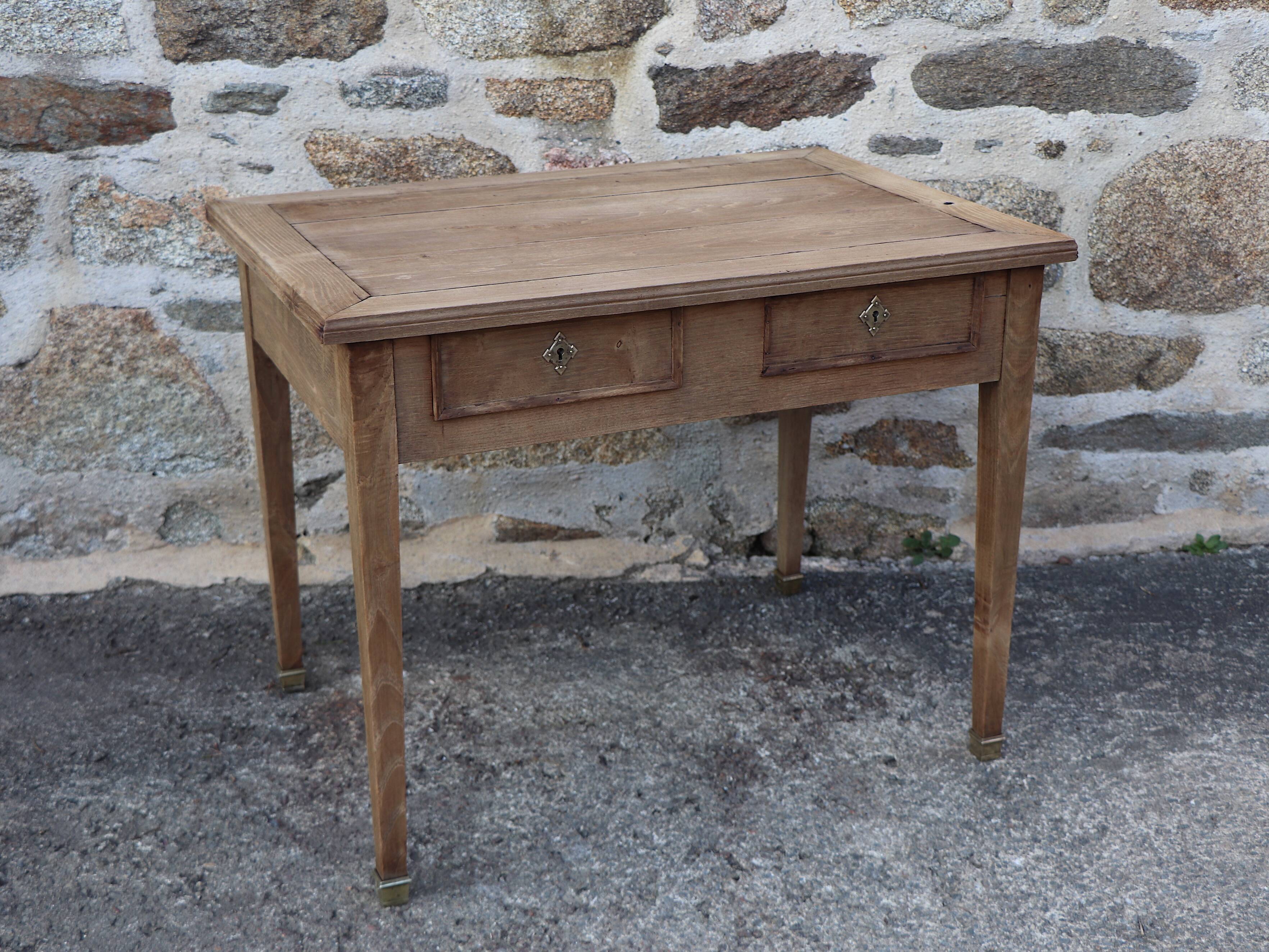 Bureau époque Directoire - bois naturel
