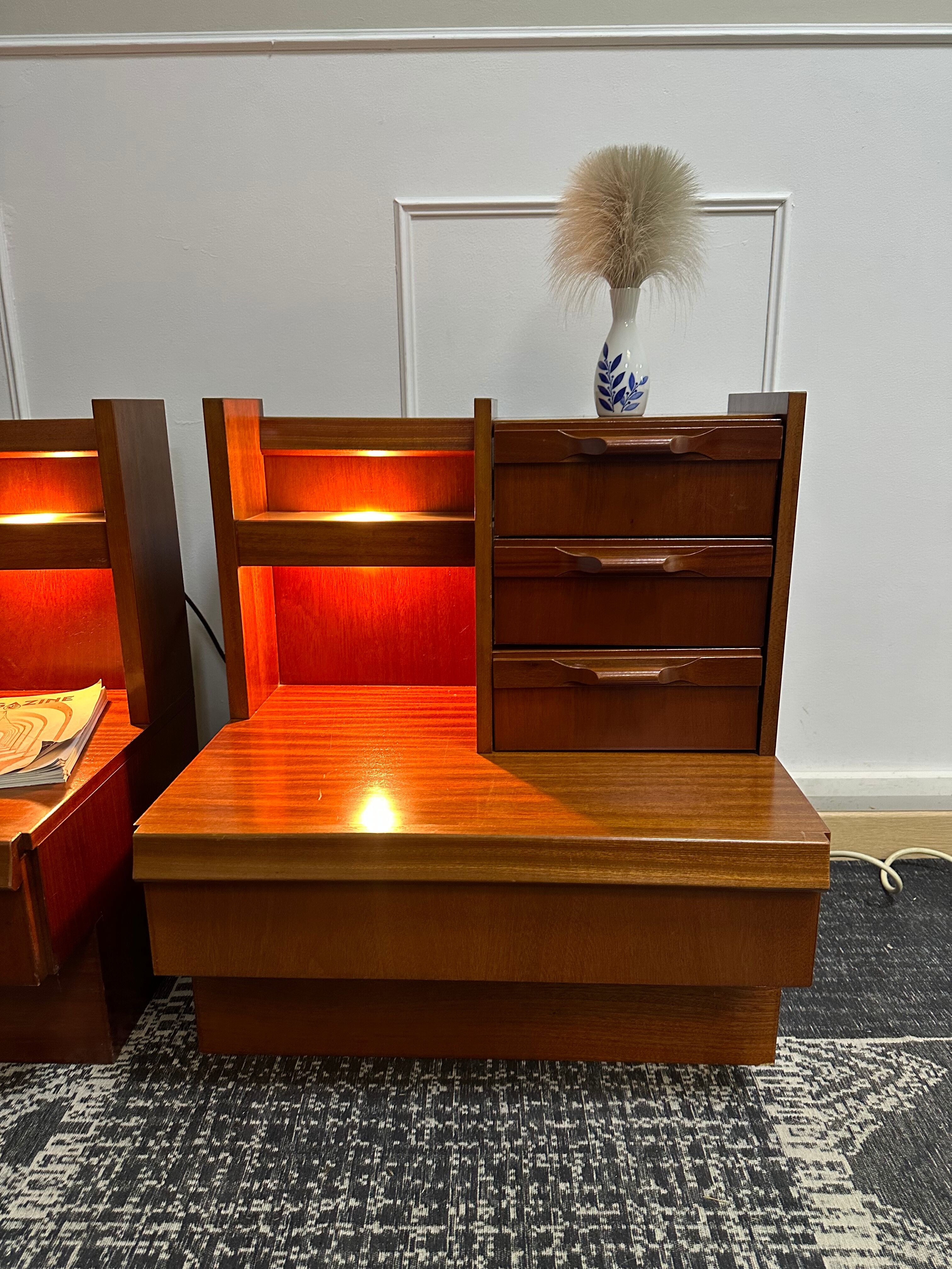Scandinavian bedsides pair