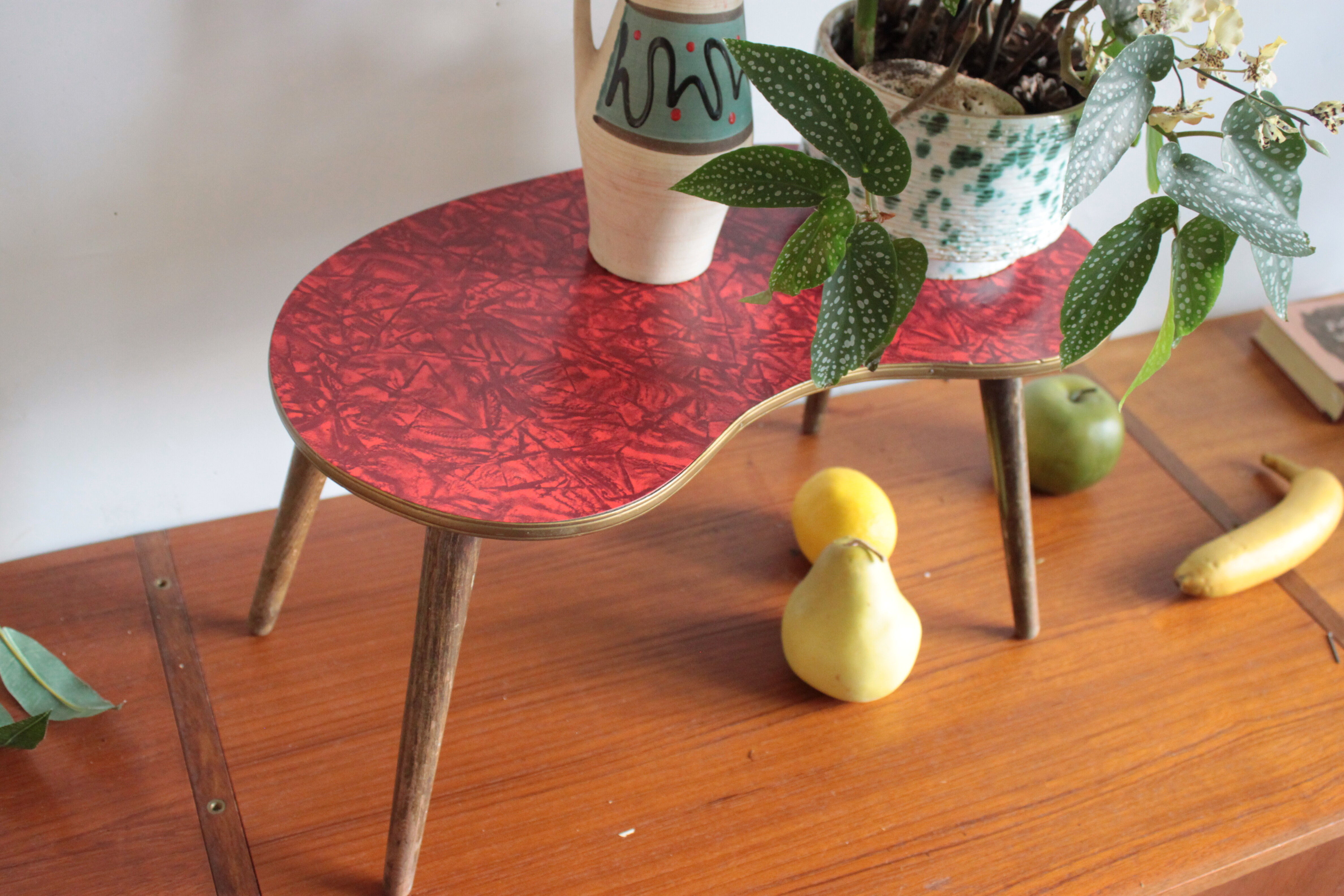 small vintage plant holder free formica