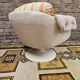 Swivel shell armchair by lusch erzeugnis 1970 vintage