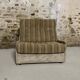 Vintage convertible armchair into a guest bed