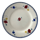 Mary-Lou Plate Hand Painted Digoin Sarreguemines France