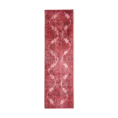 Tapis en laine rouge fait à la main - 72x236cm