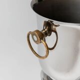 Silver-plated Jean Couzon 1980s Champagne Cooler – Vintage Centerpiece and Elegant Table Decor