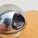 Cendrier boule en inox vintage années 70