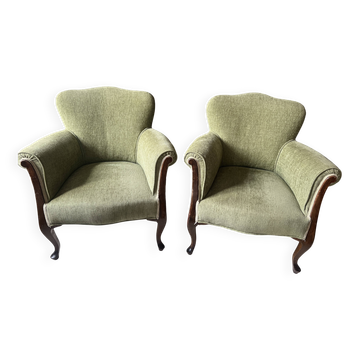 Paire de fauteuils vintage années 60 – esprit scandinave