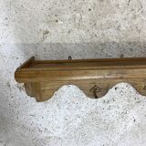 Solid wood kitchen wall shelf