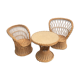 Salon en rotin pour enfant