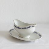 Iron earth gravy boat "Laurus" U&C Sarreguemines