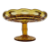 Cake bowl on stand from Ząbkowice Glassworks, 1970s