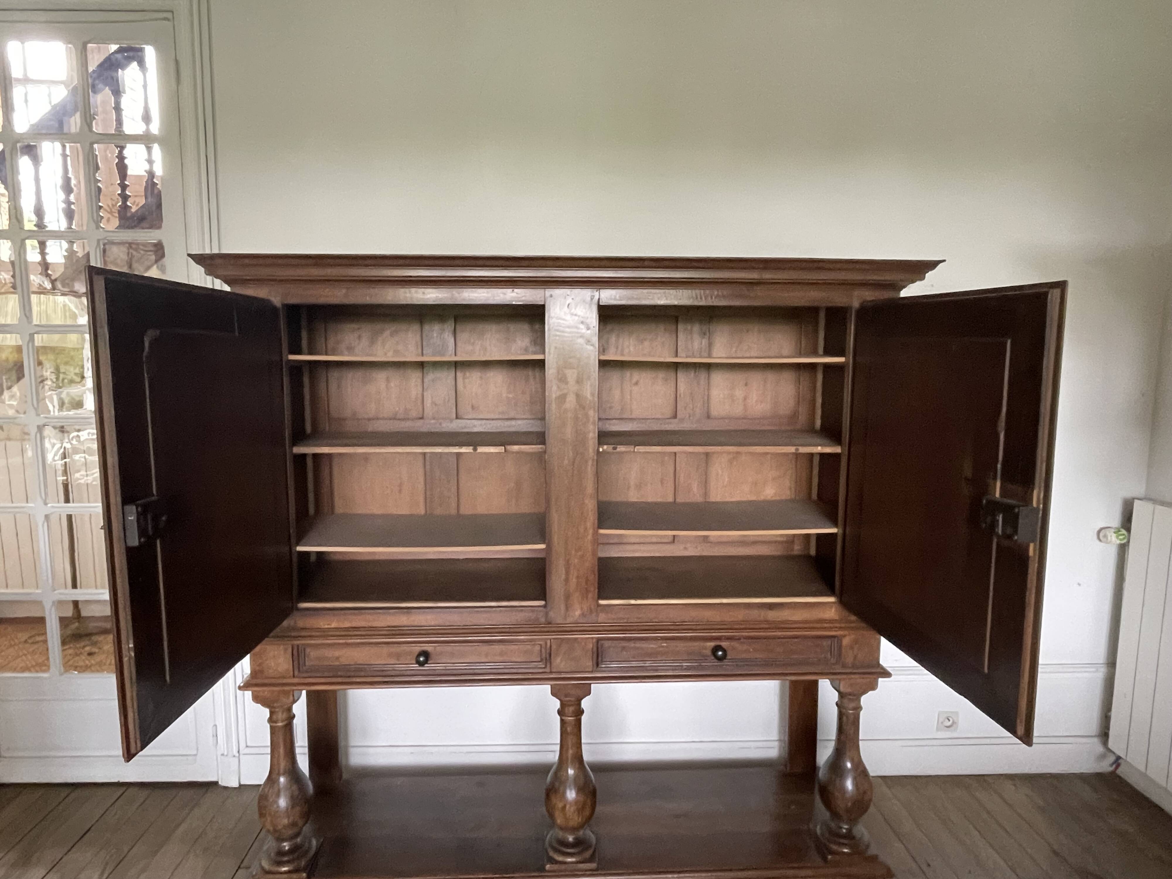 Antique high sideboard