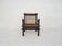 Solid oak and rope lounge chair, The Netherlands 1960's