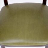 Fauteuils en cuir années 1940