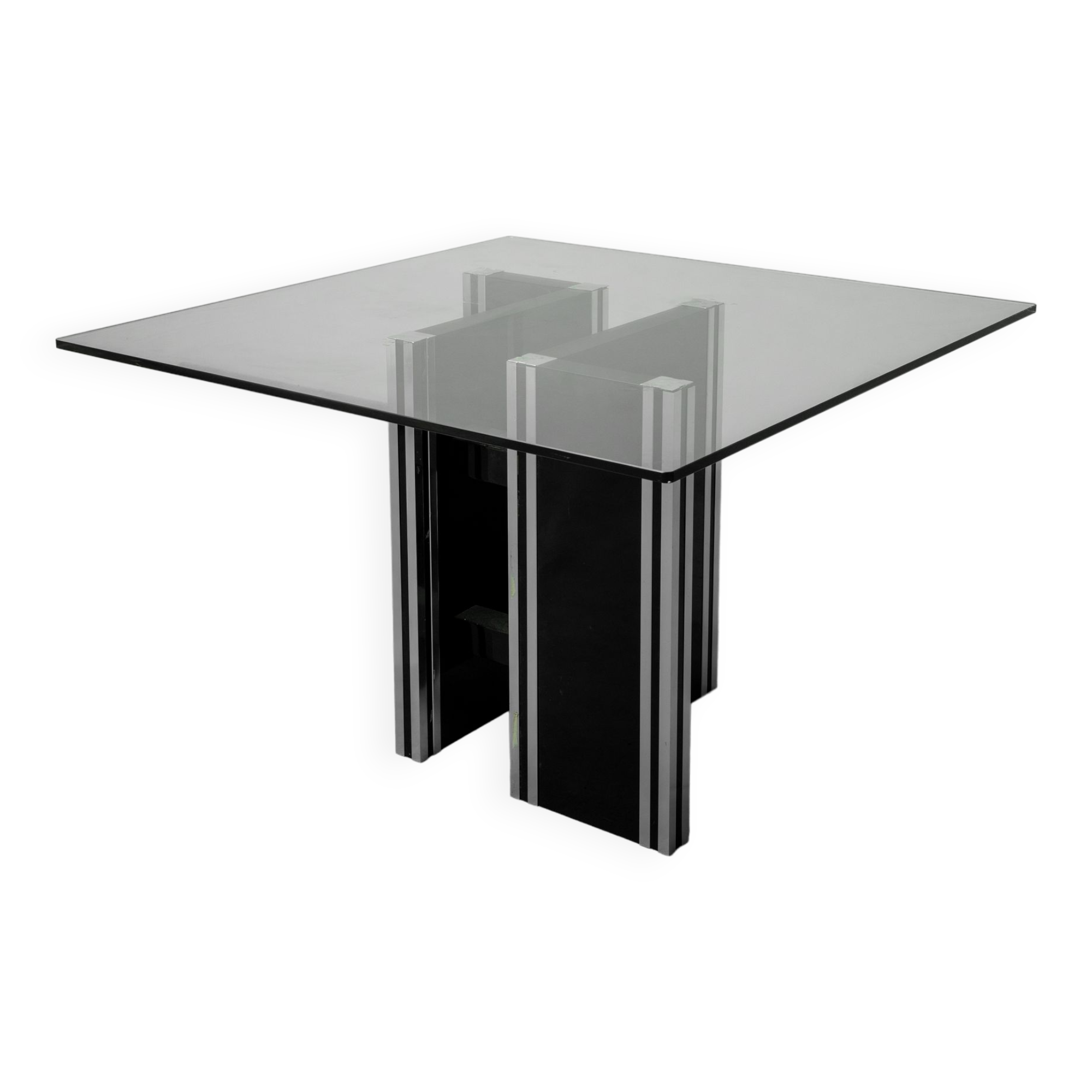 dining table wood glass 70