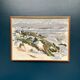 Original Swedish Oil on Canvas – "Winter Landscape" by FMK – Dated 1943 – Vintage and Framed – 78 × 60 cm (30.7" × 23.6")