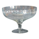 1960/80 /21 cm cut crystal bowl /flowers /plants
