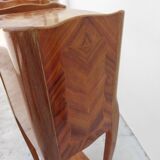 Pair of louis XV bedside tables in rosewood marquetry