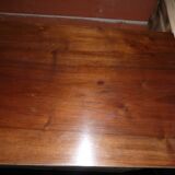 Antique chest of drawers with 4 drawers of Epoque Louis Philippe in solid walnut wood and walnut veneer - Totalme